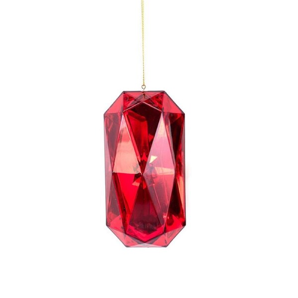 Jewel Ornament Red 15cm