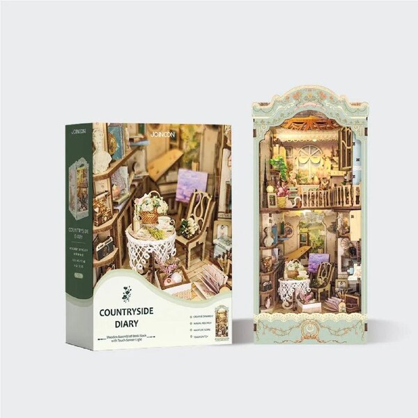 Countryside Diary DIY Book Nook Kit Miniature Dollhouse