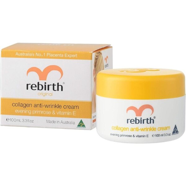 Rebirth Collagen Anti-Wrinkle Cream with Evening Primrose Oil & Vitamin E 100mL