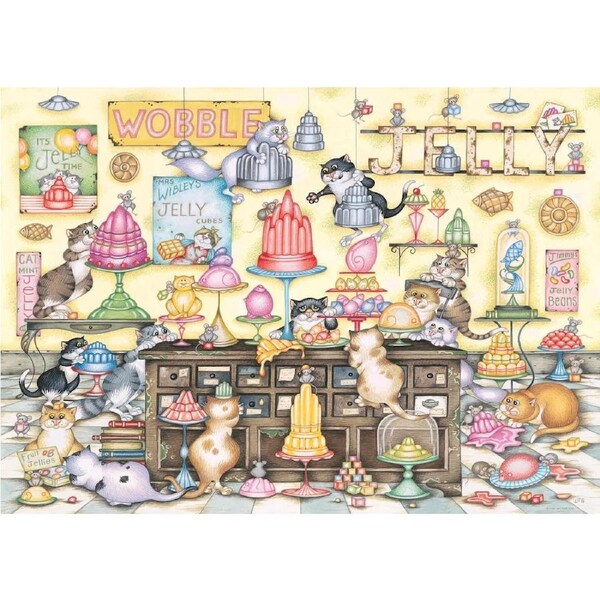 Ravensburger - Crazy Cat Jelly Jamboree Puzzle 1000pc