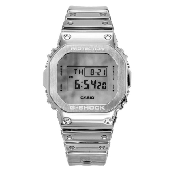 Casio G-Shock G-Steel Fine Metallic Digital Quartz GM-5600YM-8A8 Mens Watch 200M Alarm Stowatch Timer Flash Alert