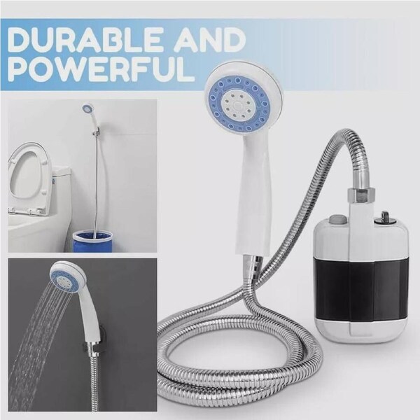 Portable Camping Mobile Shower USB Rechargeable Electric Shower Pump Outdoor