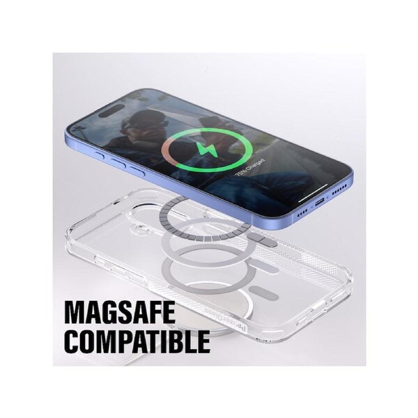 PanzerGlass MagaSafe Hardcase for iPhone 16 Plus - Clear