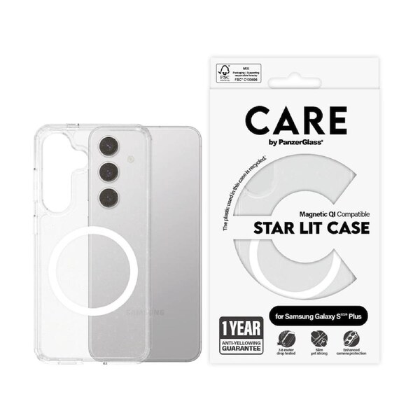 PanzerGlass CARE by Flagship MagSafe Case for Samsung Galaxy S25+ (S25 Plus)- Star Lit
