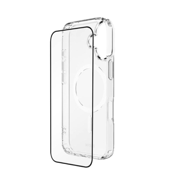 EFM 2-in-1 Case and Impact Glass Screen Armour Bundle for iPhone 17- Clear