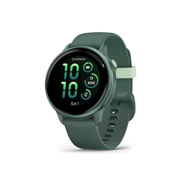 Garmin Vivoactive 6 GPS Fitness Smartwatch - Metallic Jasper Green