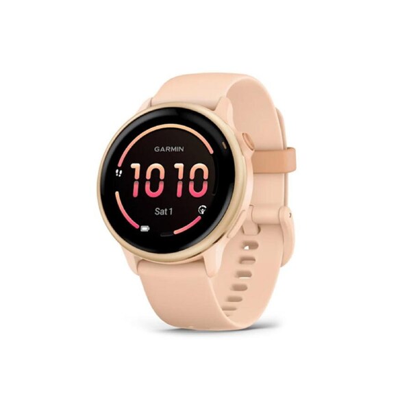 Garmin Vivoactive 6 GPS Fitness Smartwatch - Metallic Pink Dawn