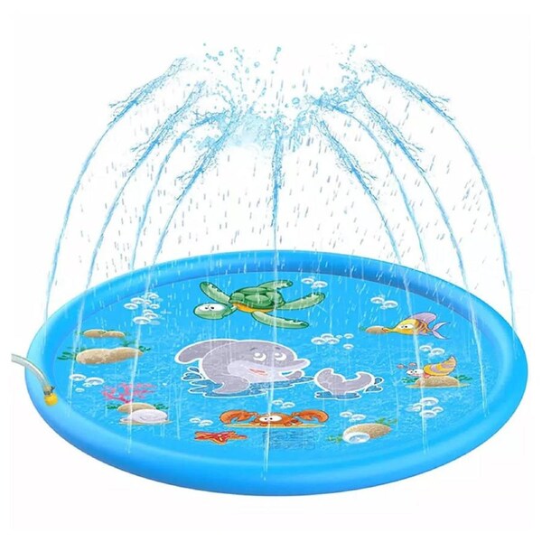 170CM Sprinkler Water Mat Splash Play Pad Inflatable Spray Pool Toy