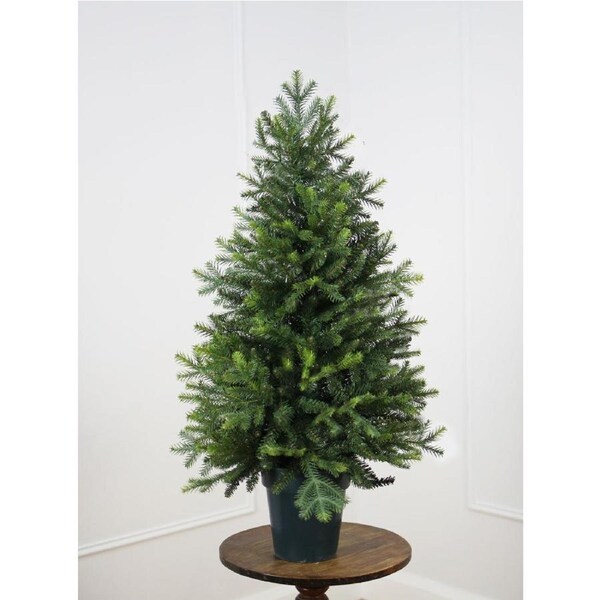 Mini Pot PRE LIT Christmas Tree 3.5ft / 105cm
