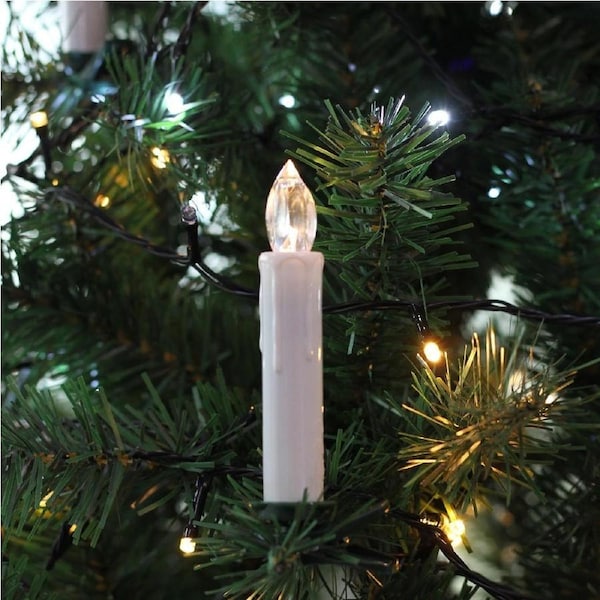 8 Set Led Candle Christmas Tree Fairy Lights Battery