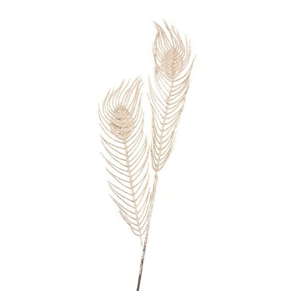 Gold Glitter Peacock Pick 85cm
