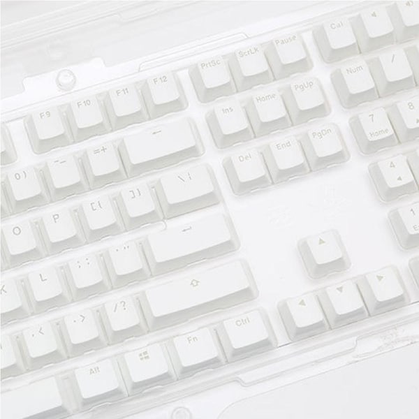 Ducky PBT Doubleshot 108-Key Keycap Set White
