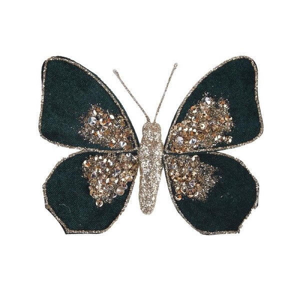 Butterfly Clip Emerald 200mm