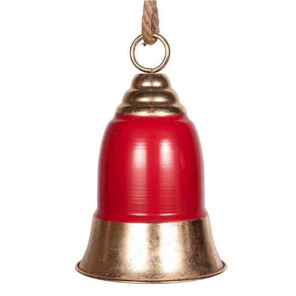 Red & Gold Metal Bell