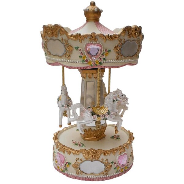 Carousel Horses and Jewel Musical 22.5cm