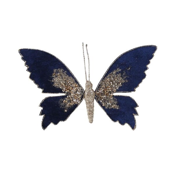 Butterfly Clip Navy Blue 220mm