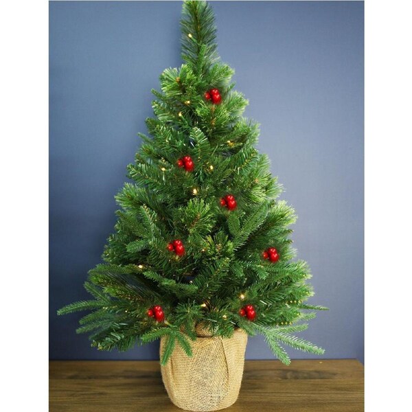 New Hampshire 2ft/60cm Pre-Lit Christmas Tree