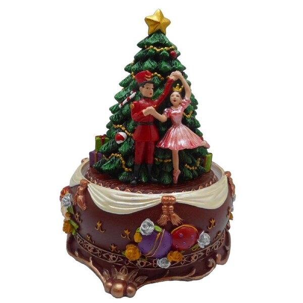 Nutcracker & Dancing Girl Musical Box 15cm