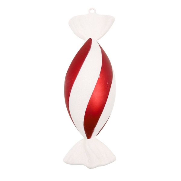 Christmas Tree Ornaments Lolly Red and White 32cm