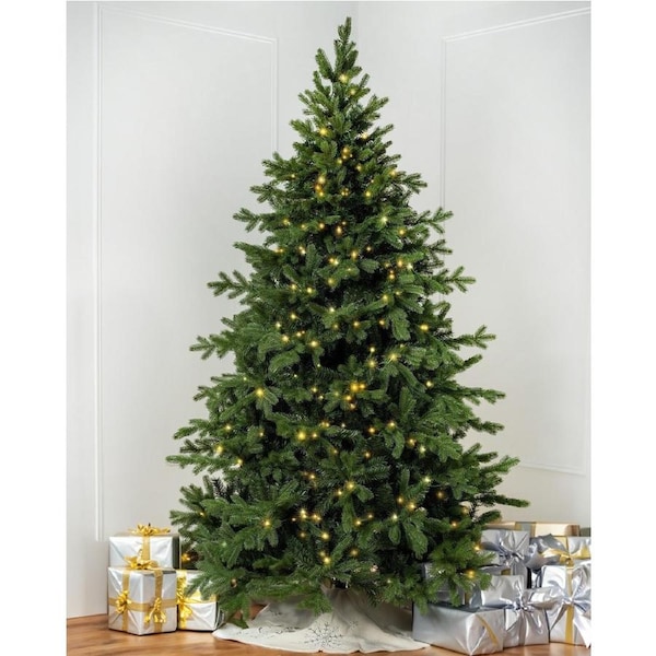 Spitsbergen Spruce 7ft / 210cm Pre-Lit Christmas Tree