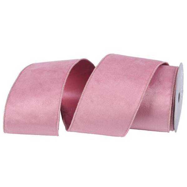 PINK Velour Double Layer Ribbon 10cm Wide