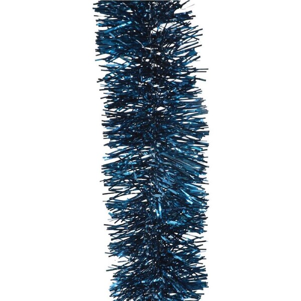 25m NAVY BLUE Christmas Tinsel 75mm wide