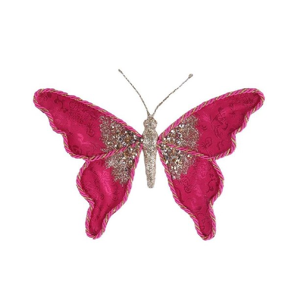 Butterfly Clip Magenta Pink 21cm