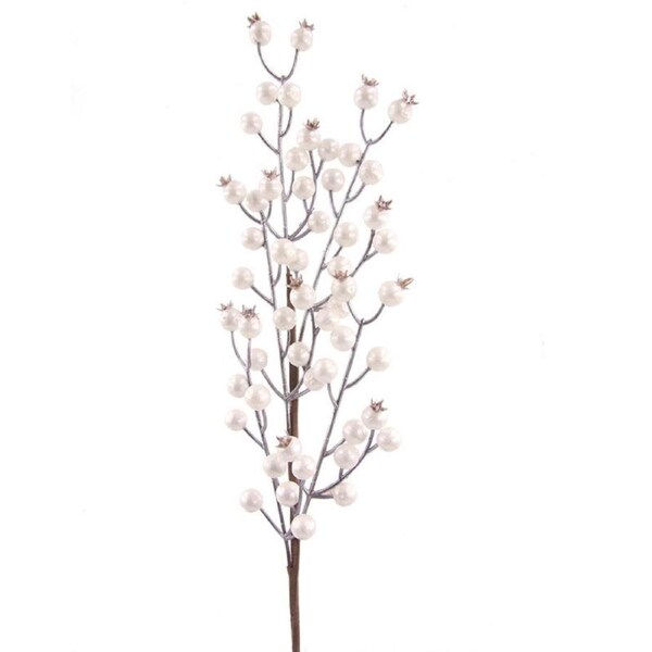 Pearl Berry Stem Pick 70cm