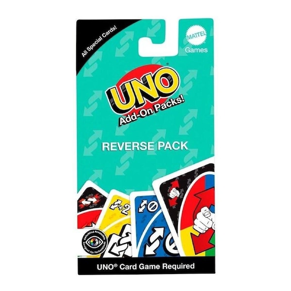 UNO Add-On Packs Reverse Pack Card Game