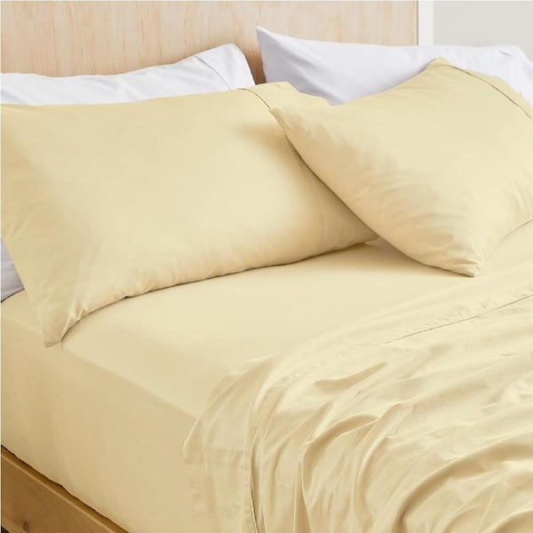 MyHouse Egyptian Cotton Sheet Set - Butter - King