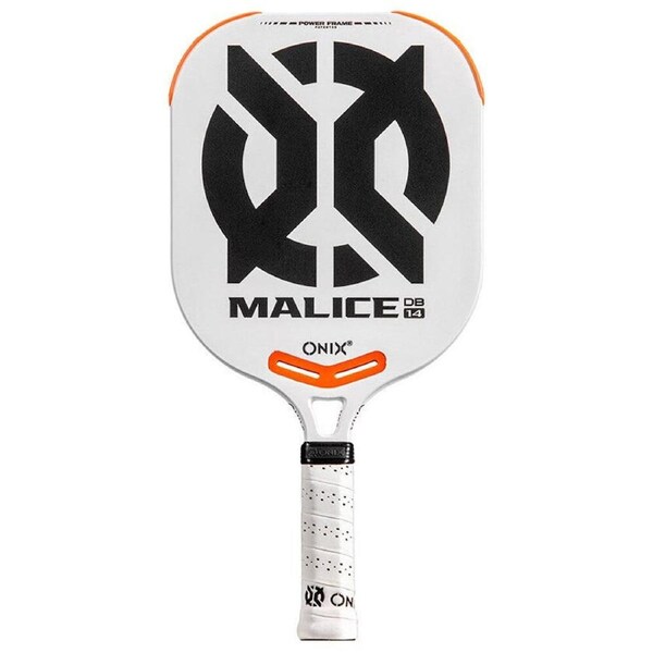 Onix Malice DB Open Throat Pickleball Paddle 14mm Pickle Sports Racquet White