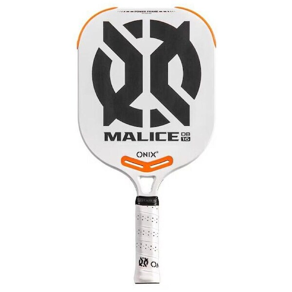 Onix Malice DB Open Throat Pickleball Paddle 16mm Pickle Sports Racquet White