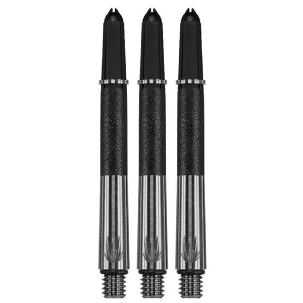 3pc Target Carbon-Ti Durable Dart Shaft Set 47mm Replacement Black