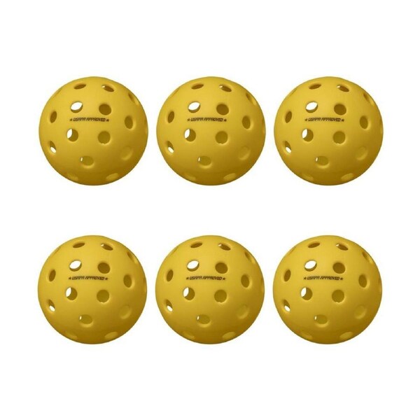 2x 3pc Onix Fuse G2 Pickleball Outdoor Ball Sports Practice/Training Yellow