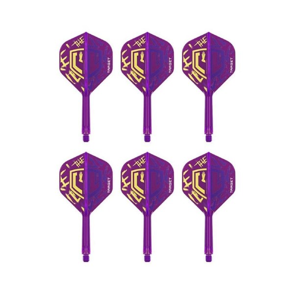 2x 3pc Target Luke Littler World Champ K-Flex No2 Durable Dart Flight Med PRPL