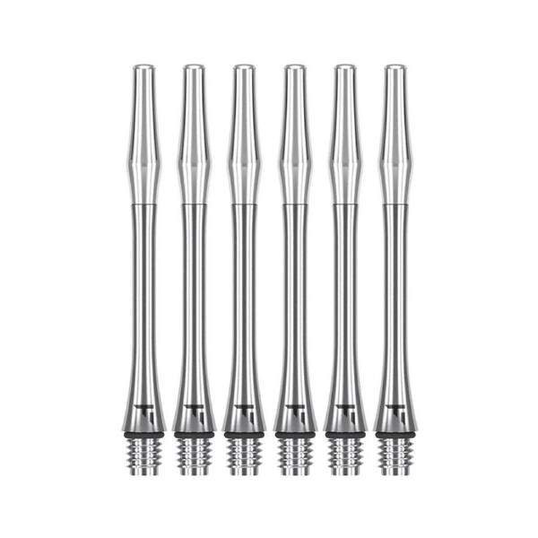 2x 3pc Target Titanium Pro Durable Dart Shaft Set 46mm Replacement Silver