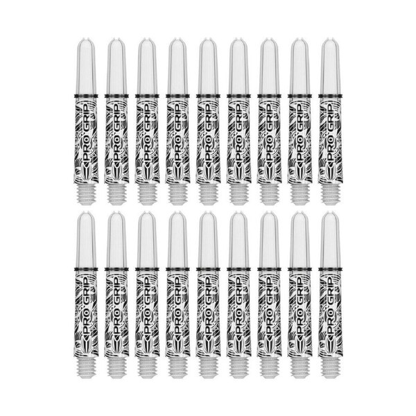 6x 3pc Target Ink Pro Grip Nylon Replacement Dart Shaft 42mm Intermediate White