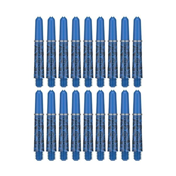 6x 3pc Target Ink Pro Grip Nylon Replacement Dart Shaft 42mm Intermediate Blue