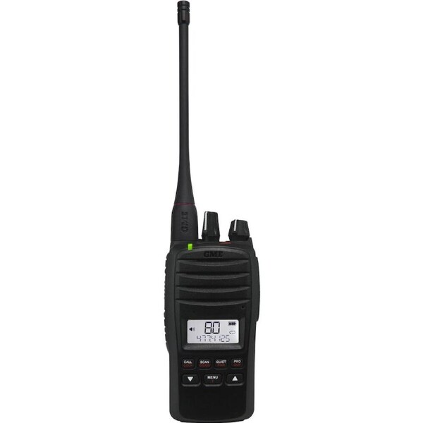 GME UHF CB 5/1/0.1 Watt IP67 Waterproof 80 Channel Portable Handheld Radio BK