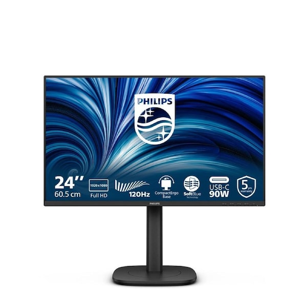Philips 3000 series 24B2U3301/75 computer monitor 60,5 cm (23.8") 1920 x 1080 pixels Full HD LCD Black