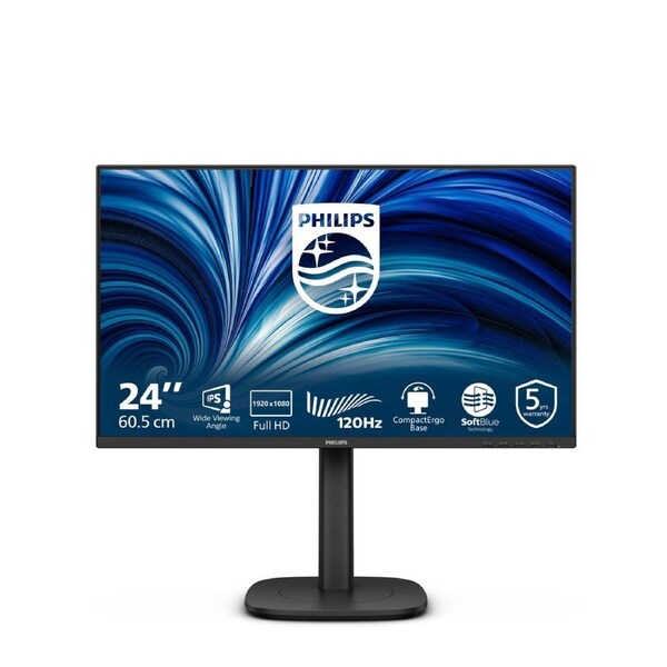 Philips 3000 series 24B2N3200J/75 computer monitor 60,5 cm (23.8") 1920 x 1080 pixels Full HD LCD Black