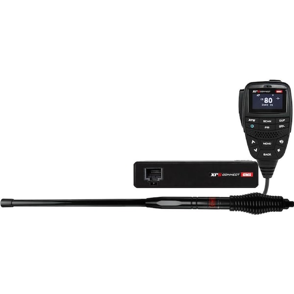 GME UHF CB XRS Connect Super Compact 80 Channel Radio Outback Pack Black