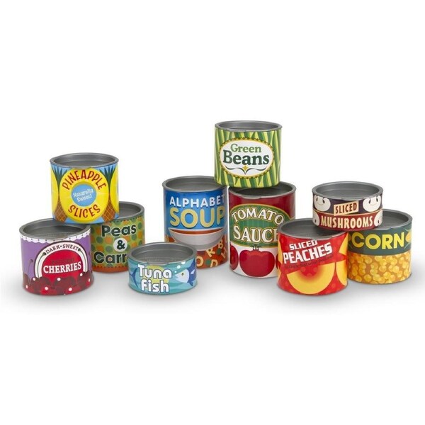 Melissa & Doug - Let's Play House! Grocery Cans