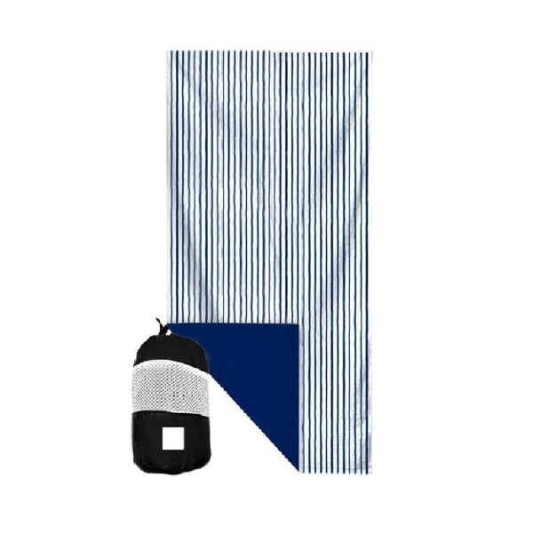 Good Vibes Eco Microfibre Beach Towel Quick Dry Mediterranean 160x90cm