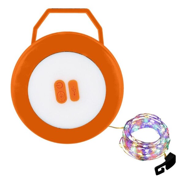 Wildtrak Multi Coloured Waterproof String Lights With Winder 10m