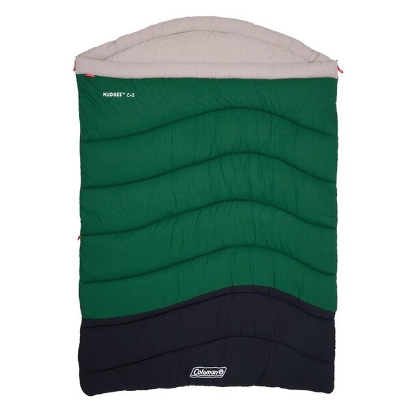 Coleman Double Wide/2 People Sleeping Bag Mudgee –3 °C 200x150cm Green