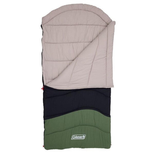 Coleman Sleeping Bag Mudgee –5 °C Tall/Extra Length 225x80cm Green and Black