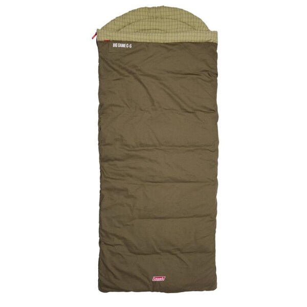 Coleman Sleeping Bag Big Game Oversized Model 230x85cm Brown Green