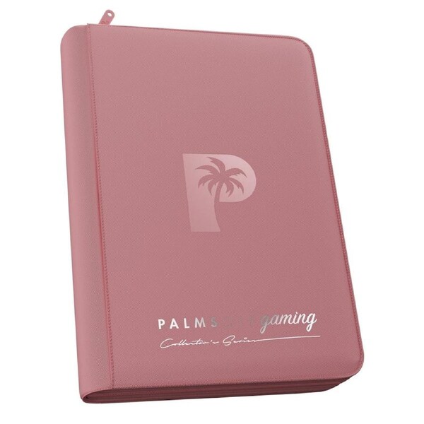 Palms Off Gaming Collector's Series 4 Pocket Zip Binder (Pink)