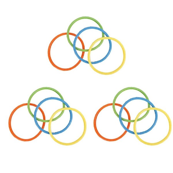 3x 4pc Razoo Children's Pool Ring Diving Game/Toy 16x16cm Assorted